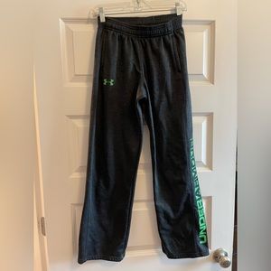 Green and Black Under Armour pants
